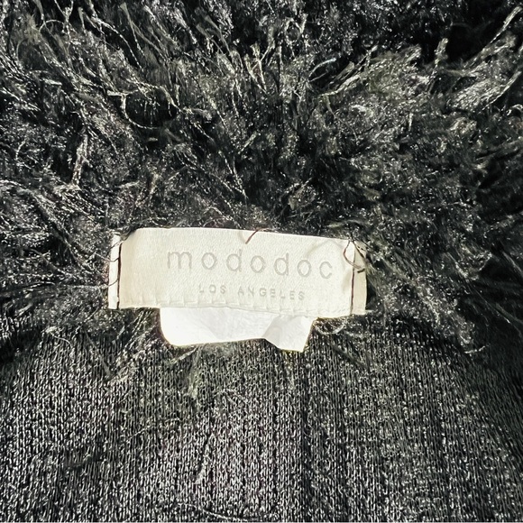 Mododoc Faux Fur Shag Sweater Jacket Cardigan - Picture 4 of 14